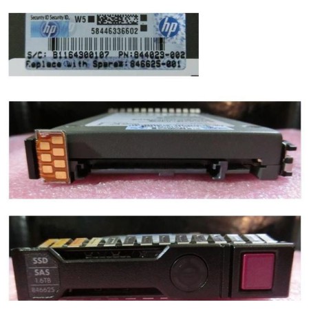 High-Performance 16TB HPE SSD 12G SFF SAS Drive - 846625-001